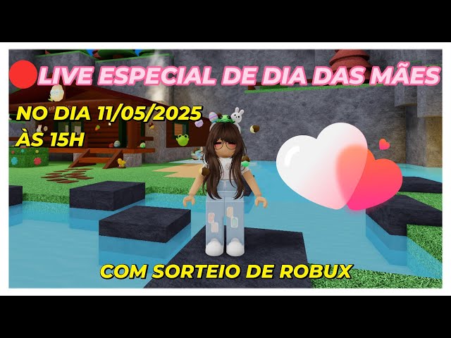 🔴 LIVE ESPECIAL DIA DAS MÃES 11/05/2025 - Roblox Flee the Facility