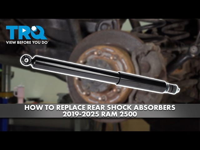 How to Replace Rear Shock Absorbers 2019-2025 Ram 2500