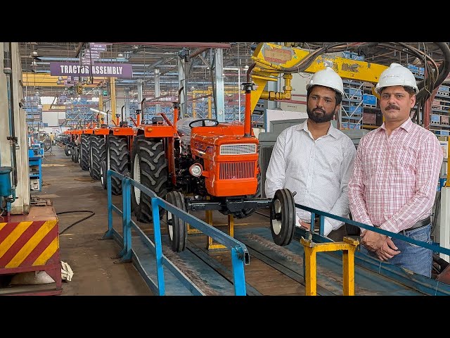 I Visited the World's Largest Tractor Factory | New Holland NH 480 Factory