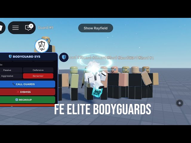 FE elite bodyguards script | Roblox scripts