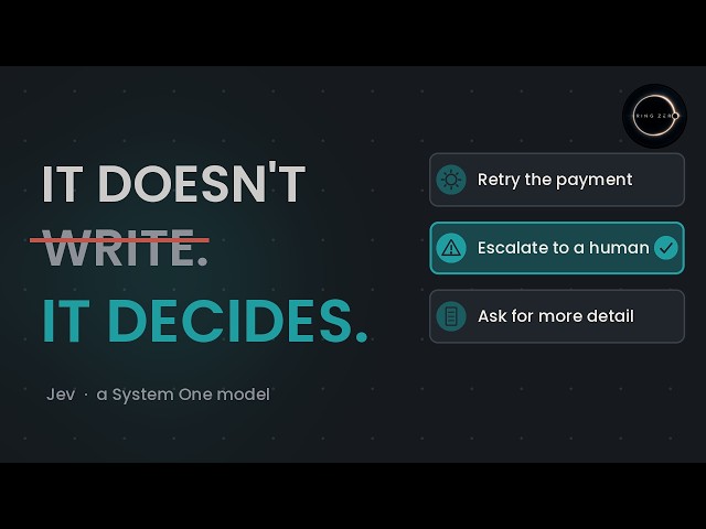 Jev Explained: The Model That Only Returns Decisions