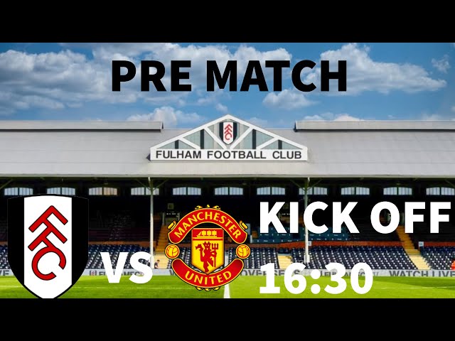 PRE MATCH 