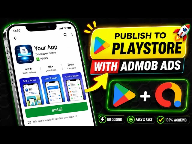 Build & Publish a Pro Android App with AI in 10 Minutes 🚀 | No Coding Required