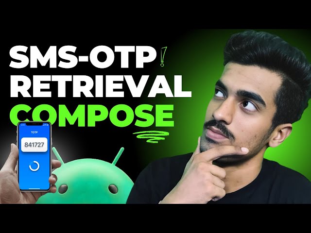 Automatically fetch OTP in Android | Jetpack Compose | SmsRetriever API | Google Auth APIs