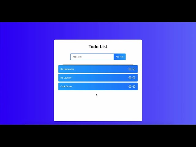 ReactJS Todo List - Setting Up The Project