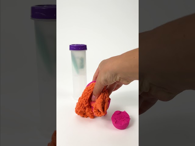 FlowFetti Tube Unbox and Play #KineticSand #Shorts #unboxing
