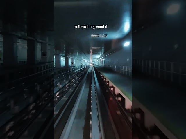 Relaxing Metro Ride Through the City #nonfollowers #youtubeshorts  #train #songs #youtubevloggers