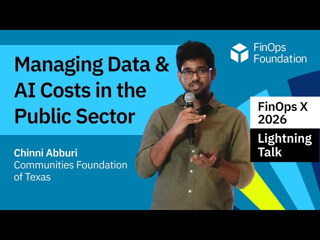 Managing Data & AI Costs in the Public Sector (Communities Foundation of Texas)