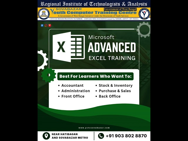 Want to learn Advance Excel to grow your skills? Join Now