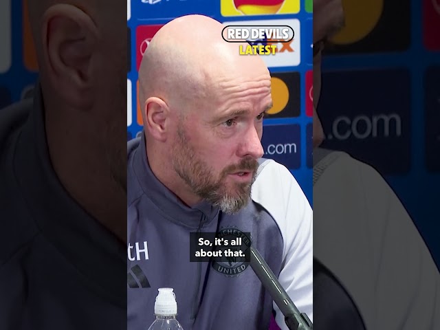 'We know what to do. We have to win to stay in Europe! | Erik ten Hag