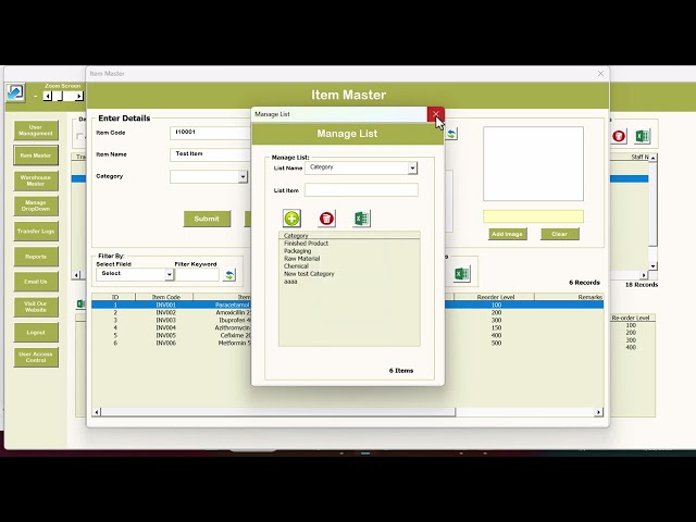 Advanced Inventory Management System V1.0 for Multiple Warehouse