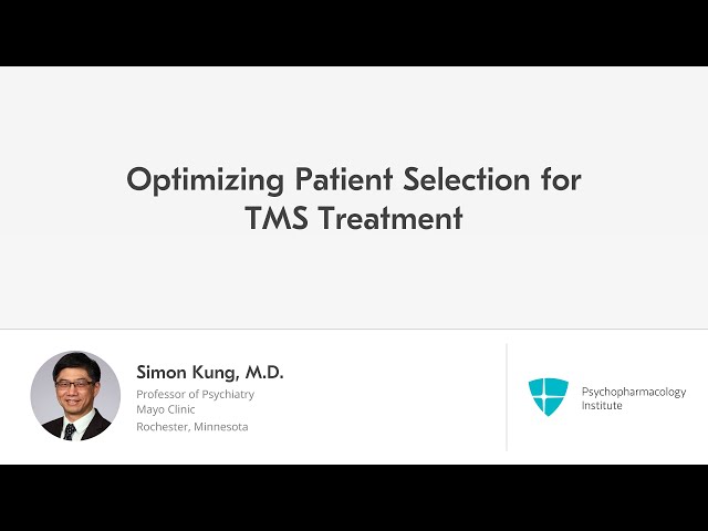 Optimizing Patient Selection for TMS Treatment