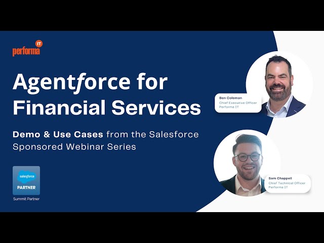 Agentforce for FinServ | Demo & Use Cases