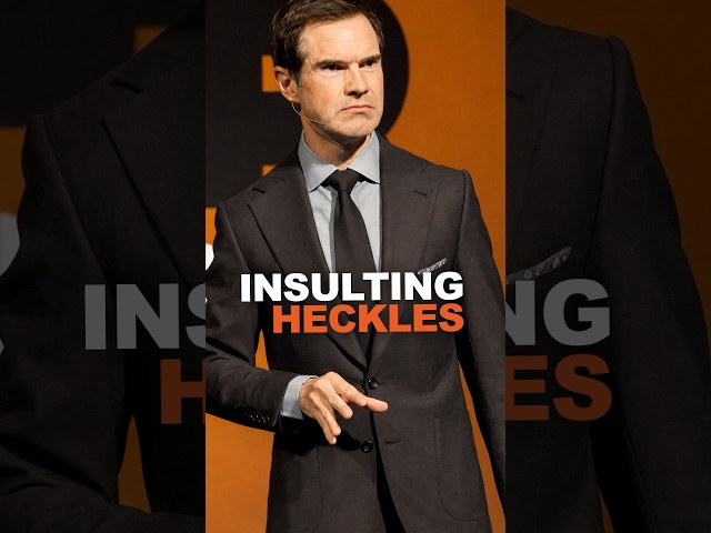 When hecklers try to insult Jimmy... #crowdwork #hecklers #jimmycarr #standup