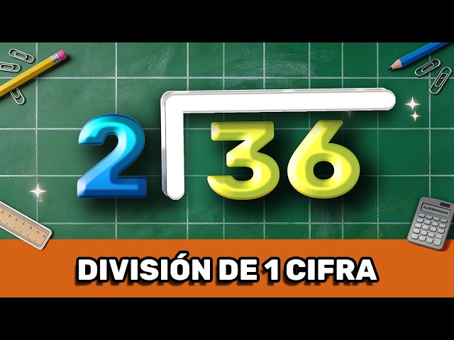 1-DIGIT DIVISION - How to Divide with One Digit (Very Easy)