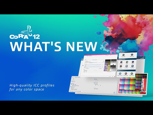 CoPrA 12: What's New in Profile Accuracy, Multicolor Separations and Flexo Highlight Control