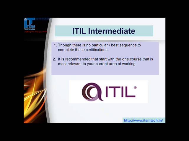 itil intermediate certification