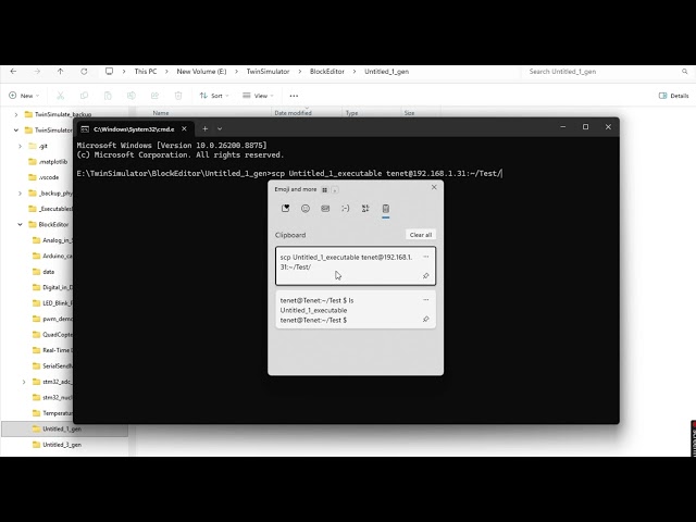 TwinSimulate Support for Raspberry Pi TCP communication.