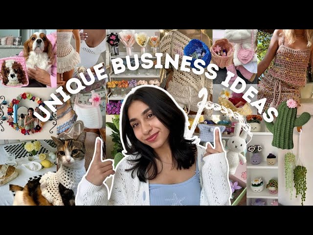 10 unique crochet business ideas that aren't *boring* (fun ideas to help you start!)