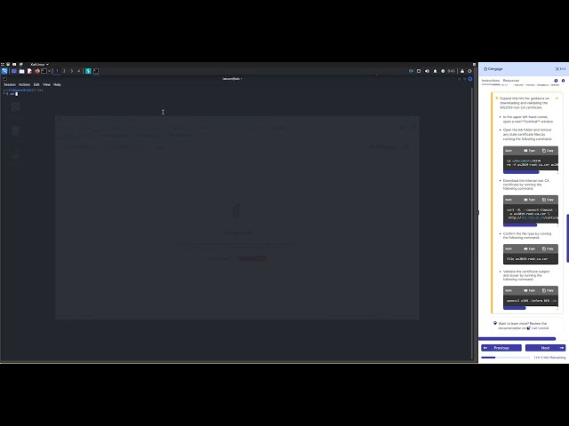 Virtual Lab 10-1 Perform Attacker in the Middle Exploitation