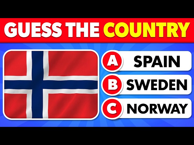 Can You Guess All 60 Country Flags? 🌍 | Easy to Impossible | Ultimate Flag Quiz Challenge