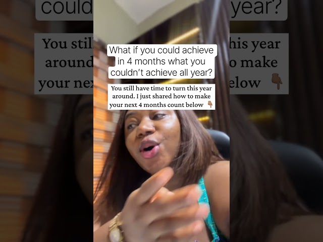 How to achieve your 2026 goals in 4 months!