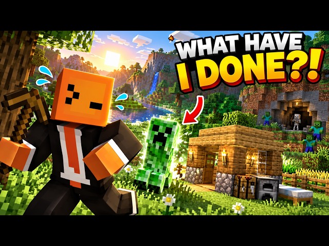 My First Day in Minecraft Java Was a DISASTER 💀