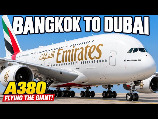 Emirates AIRBUS A380✈️ | 🇹🇭Bangkok-Dubai🇦🇪 | Emirates economy class | Full Trip Report