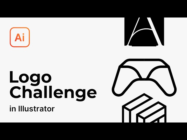 I challenged myself to design 4 logos with brutal constraints