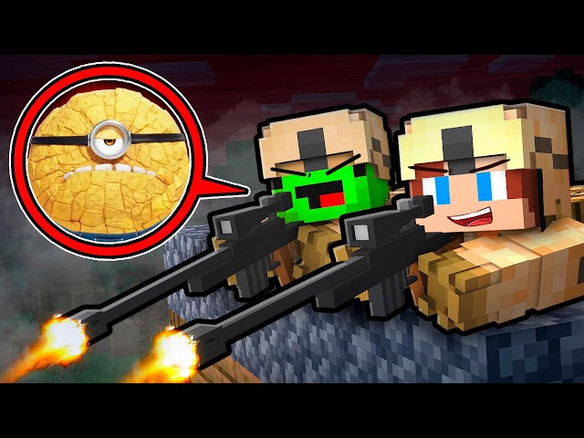 How Mikey and JJ Hunting on Mega-Minion Jerry in Minecraft at 3:00 AM !? - Maizen
