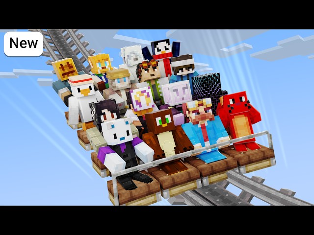 15 YouTubers Build a Roller Coaster Without Communicating