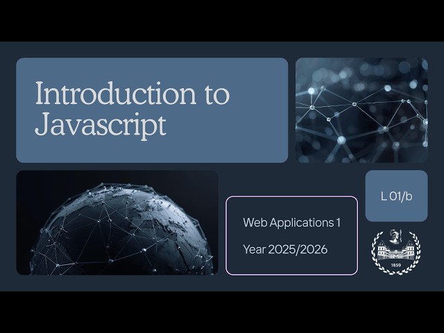 WA1-2026-L01b: Introduzione a JavaScript
