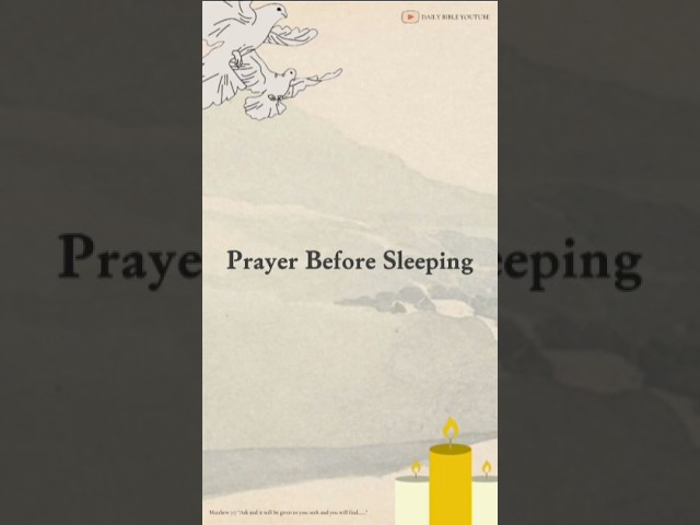 Prayer Before Sleeping #shorts #prayers #dailyprayers
