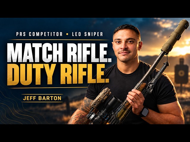His PRS Match Rifle Is Also His Duty Rifle | Jeff Barton
