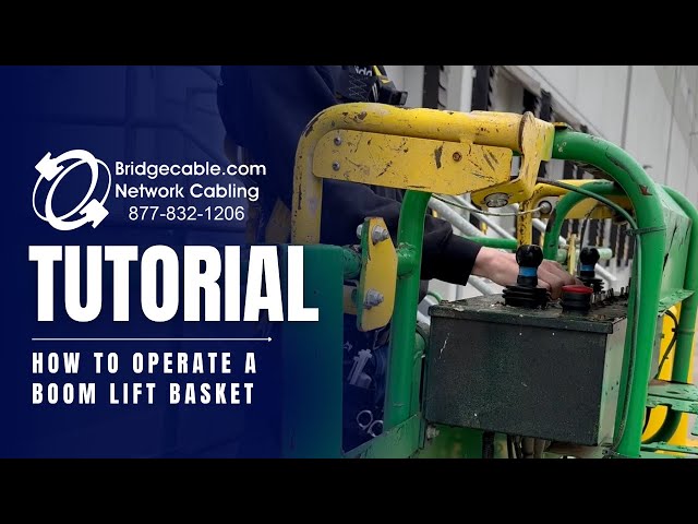How to Operate a Boom Lift Bucket Like a Pro for Your Philly Network Cabling Project!