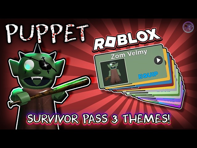 All Pack 3 Survivor Pass Skin Themes ~ [Roblox Puppet]