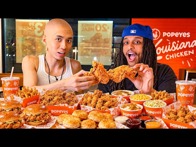 We Ordered The ENTIRE Popeyes Menu!