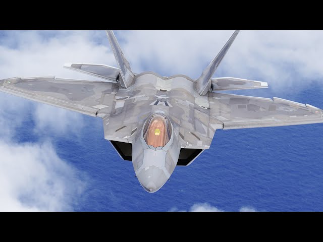 Beautiful Footage of F-22 Raptors & B-52s Together