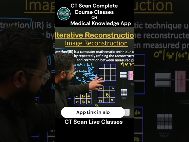 CT Image Reconstruction CT scan complete Course Live Classes #ctscan #radiology #xray #mri