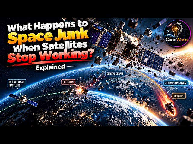 What Happens to Space Junk When Satellites Stop Working? 🛰️ | Explained