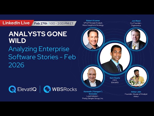 Analysts Gone Wild | Analyzing Enterprise Software Stories | Episode 49