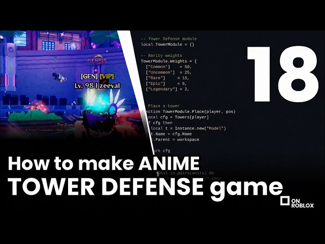 SHINIES 2 | How to make a TOWER DEFENSE GAME on ROBLOX