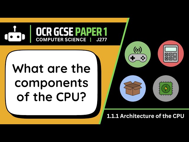 The CPU | 1.1a | OCR GCSE Computer Science