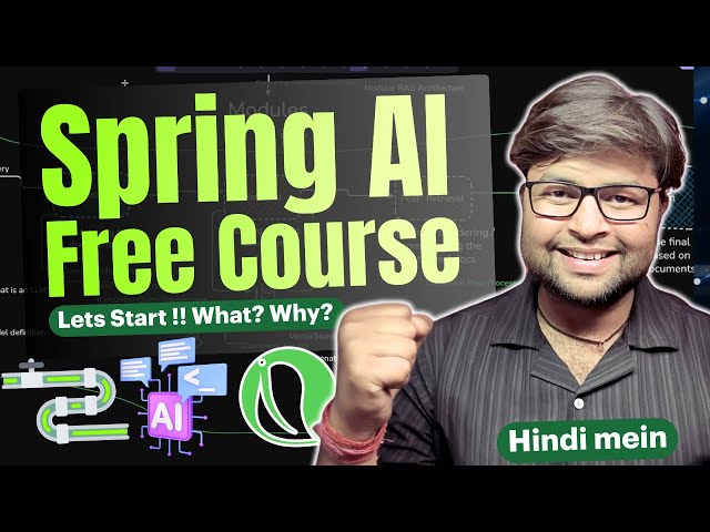 1.Use AI in Spring Boot Applications 🔥What is Spring AI | Spring AI full series| Hindi