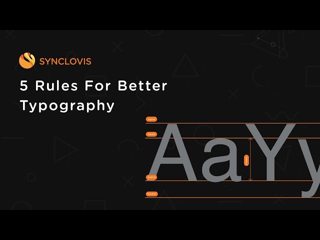 5 Rules for better Typography that stands out well in mobile apps | Synclovis | Mobile Apps Design