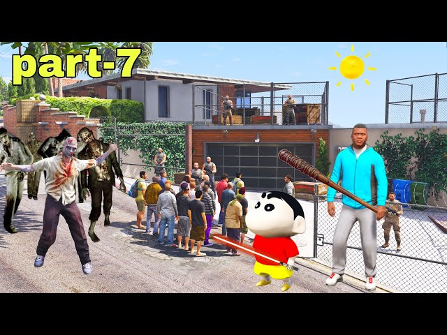 Franklin And Shinchan Zombies Virus Save A Los Santos Peoples IN GTA V