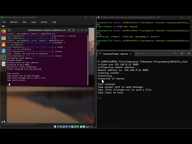 Network programming Finale Assessment Demo (CA24097)