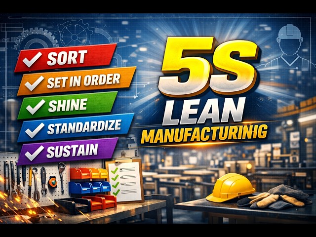 MFG technique#1: 5S in Lean Manufacturing Explained | What it is, How to use | Luvitex Engineering