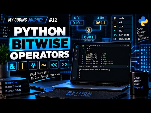 Python Bitwise Operators Kaise Kaam Karte Hain? | &, |, ^, ~, &  Explained #12