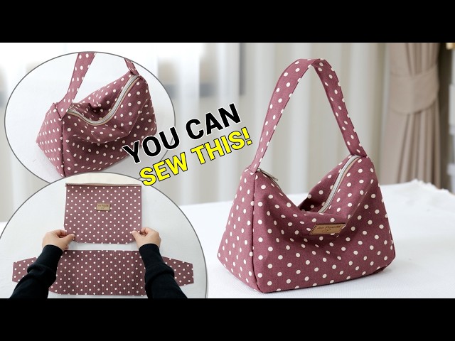 Love This Cute Little Zipper Bag? You Can Sew It Too!